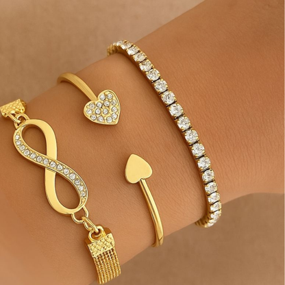 SETX3 PULSERAS BRILLO ETERNO + OBSEQUIO