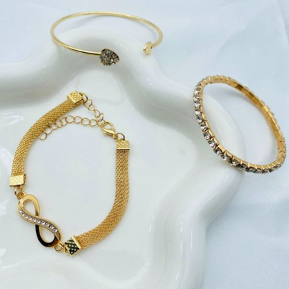 SETX3 PULSERAS BRILLO ETERNO + OBSEQUIO
